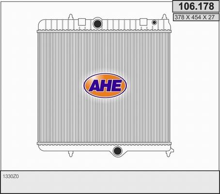 AHE 106.178 - Radiators, Motora dzesēšanas sistēma autodraugiem.lv