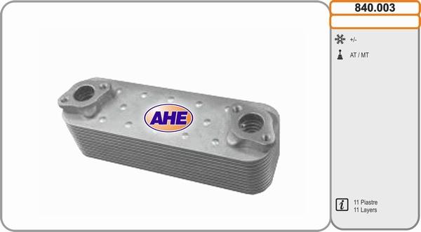 AHE 840.003 - Eļļas radiators, Motoreļļa autodraugiem.lv