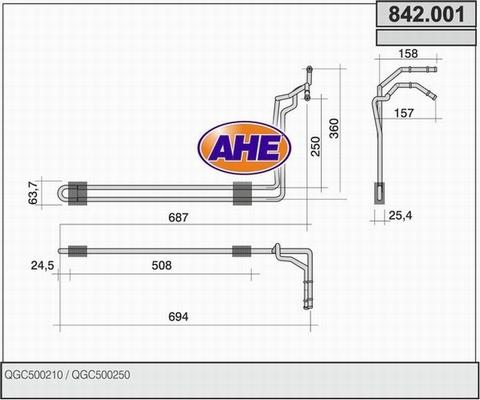 AHE 842.001 - Eļļas radiators, Motoreļļa autodraugiem.lv