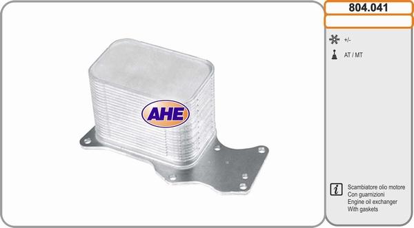 AHE 804.041 - Eļļas radiators, Motoreļļa autodraugiem.lv