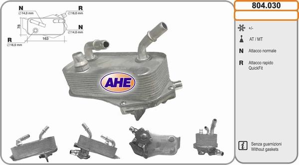 AHE 804.030 - Eļļas radiators, Motoreļļa autodraugiem.lv