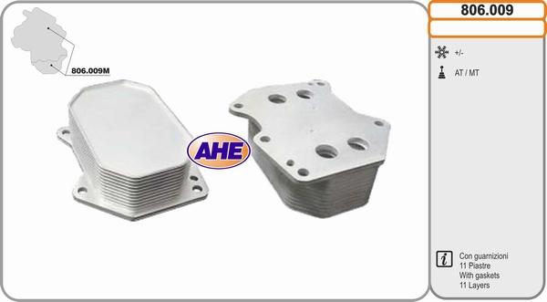 AHE 806.009 - Eļļas radiators, Motoreļļa autodraugiem.lv