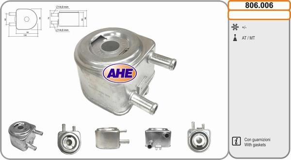 AHE 806.006 - Eļļas radiators, Motoreļļa autodraugiem.lv