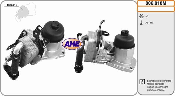 AHE 806.018M - Eļļas radiators, Motoreļļa autodraugiem.lv