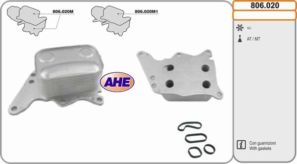 AHE 806.020 - Eļļas radiators, Motoreļļa autodraugiem.lv