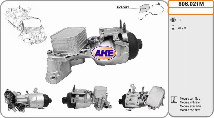 AHE 806.021M - Eļļas radiators, Motoreļļa autodraugiem.lv