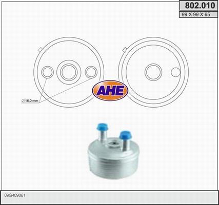 AHE 802.010 - Eļļas radiators, Motoreļļa autodraugiem.lv