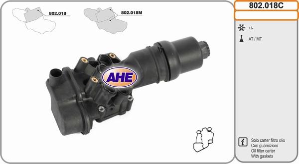 AHE 802.018C - Eļļas radiators, Motoreļļa autodraugiem.lv