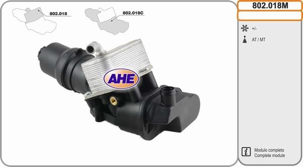 AHE 802.018M - Eļļas radiators, Motoreļļa autodraugiem.lv