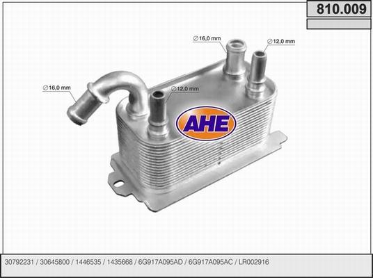 AHE 810.009 - Eļļas radiators, Motoreļļa autodraugiem.lv