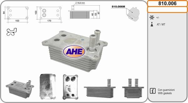 AHE 810.006 - Eļļas radiators, Motoreļļa autodraugiem.lv