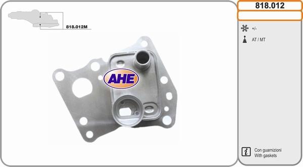 AHE 818.012 - Eļļas radiators, Motoreļļa autodraugiem.lv