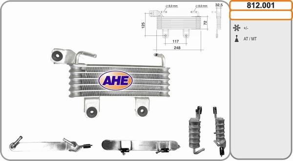 AHE 812.001 - Eļļas radiators, Motoreļļa autodraugiem.lv
