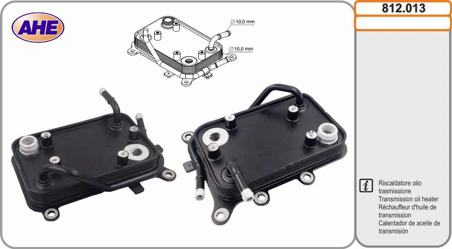 AHE 812.013 - Eļļas radiators, Motoreļļa autodraugiem.lv