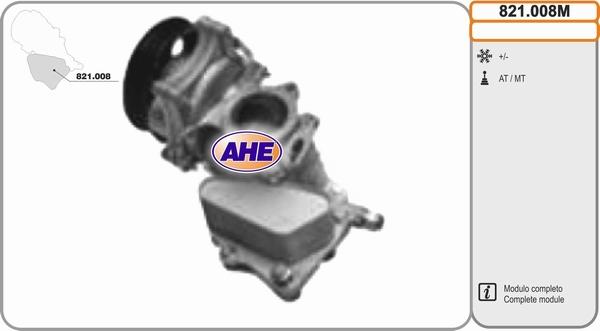 AHE 821.008M - Eļļas radiators, Motoreļļa autodraugiem.lv