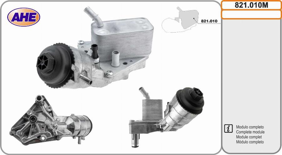 AHE 821.010M - Eļļas radiators, Motoreļļa autodraugiem.lv