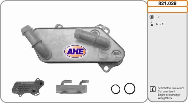 AHE 821.029 - Eļļas radiators, Motoreļļa autodraugiem.lv