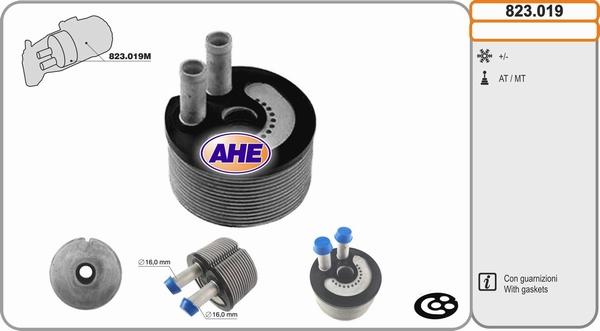 AHE 823.019 - Eļļas radiators, Motoreļļa autodraugiem.lv