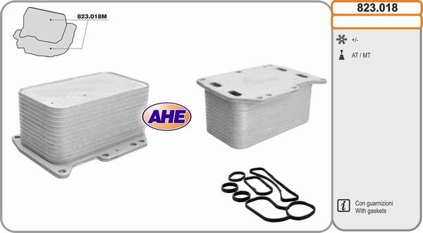 AHE 823.018 - Eļļas radiators, Motoreļļa autodraugiem.lv