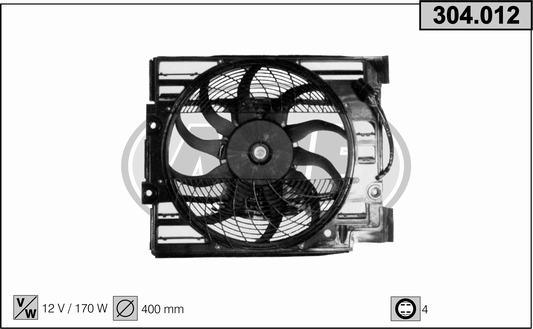 AHE 304.012 - Ventilators, Motora dzesēšanas sistēma autodraugiem.lv