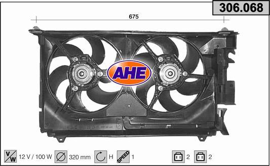 AHE 306.068 - Ventilators, Motora dzesēšanas sistēma autodraugiem.lv