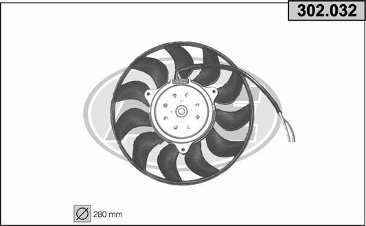 AHE 302.032 - Ventilators, Motora dzesēšanas sistēma autodraugiem.lv