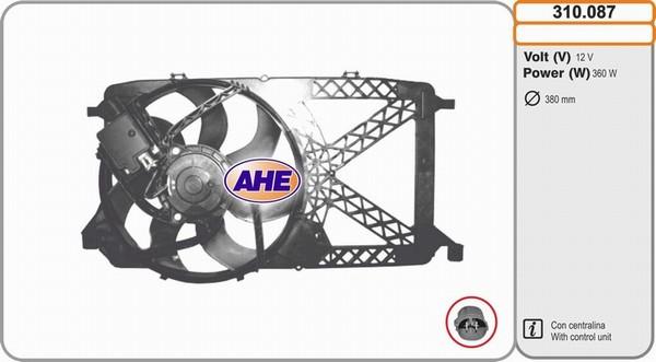 AHE 310.087 - Ventilators, Motora dzesēšanas sistēma autodraugiem.lv