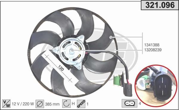 AHE 321.096 - Ventilators, Motora dzesēšanas sistēma autodraugiem.lv