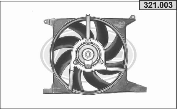 AHE 321.003 - Ventilators, Motora dzesēšanas sistēma autodraugiem.lv