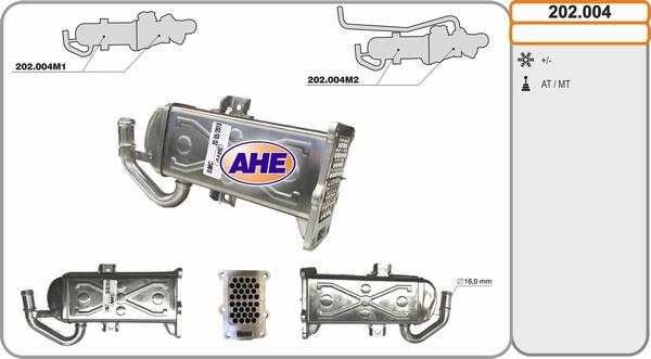 AHE 202.004 - Radiators, Izplūdes gāzu recirkulācija autodraugiem.lv