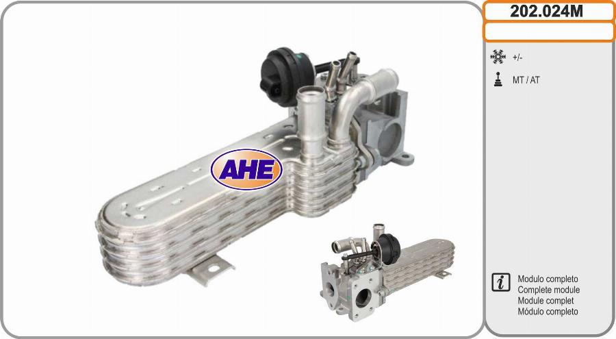 AHE 202.024M - Radiators, Izplūdes gāzu recirkulācija autodraugiem.lv