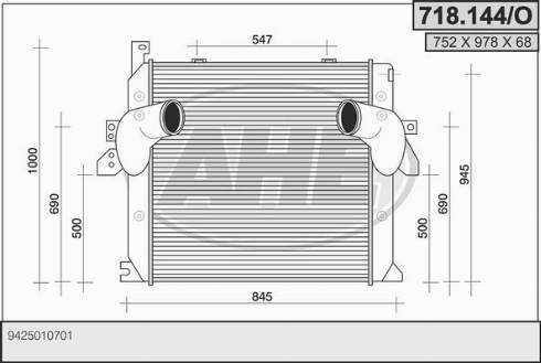 AHE 718.144/O - Starpdzesētājs autodraugiem.lv