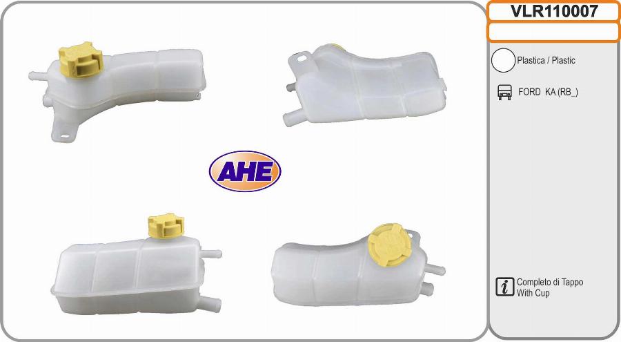 AHE VLR110007 - Kompensācijas tvertne, Dzesēšanas šķidrums autodraugiem.lv