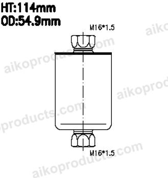 AIKO JG481 - Degvielas filtrs autodraugiem.lv