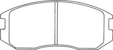 AISIN ASN-133 - Bremžu uzliku kompl., Disku bremzes autodraugiem.lv