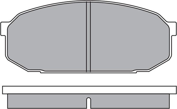 AISIN ASN-2071 - Bremžu uzliku kompl., Disku bremzes autodraugiem.lv