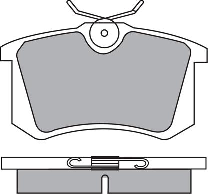 AISIN ASN-2109 - Bremžu uzliku kompl., Disku bremzes autodraugiem.lv