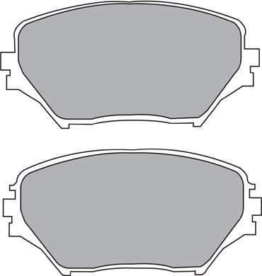 AISIN ASN-2102 - Bremžu uzliku kompl., Disku bremzes autodraugiem.lv