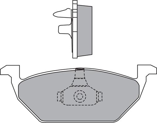 Aisin ASN-2130 - Bremžu uzliku kompl., Disku bremzes autodraugiem.lv