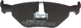 AISIN BPBM-2001 - Bremžu uzliku kompl., Disku bremzes autodraugiem.lv