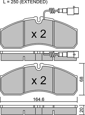 AISIN BPNI-1016 - Bremžu uzliku kompl., Disku bremzes autodraugiem.lv