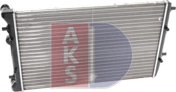 AKS Dasis 490004N - Radiators, Motora dzesēšanas sistēma autodraugiem.lv