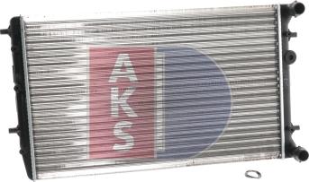 AKS Dasis 490004N - Radiators, Motora dzesēšanas sistēma autodraugiem.lv