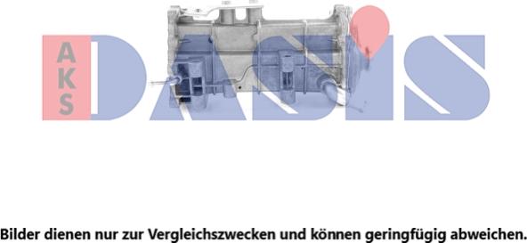 AKS Dasis 405000N - Radiators, Izplūdes gāzu recirkulācija autodraugiem.lv