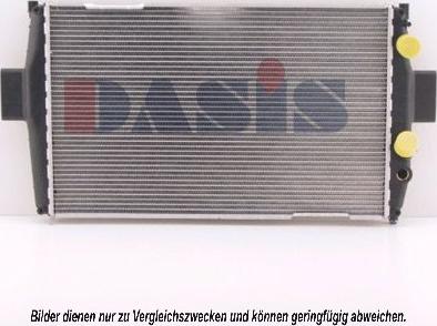 AKS Dasis 400580N - Radiators, Motora dzesēšanas sistēma autodraugiem.lv