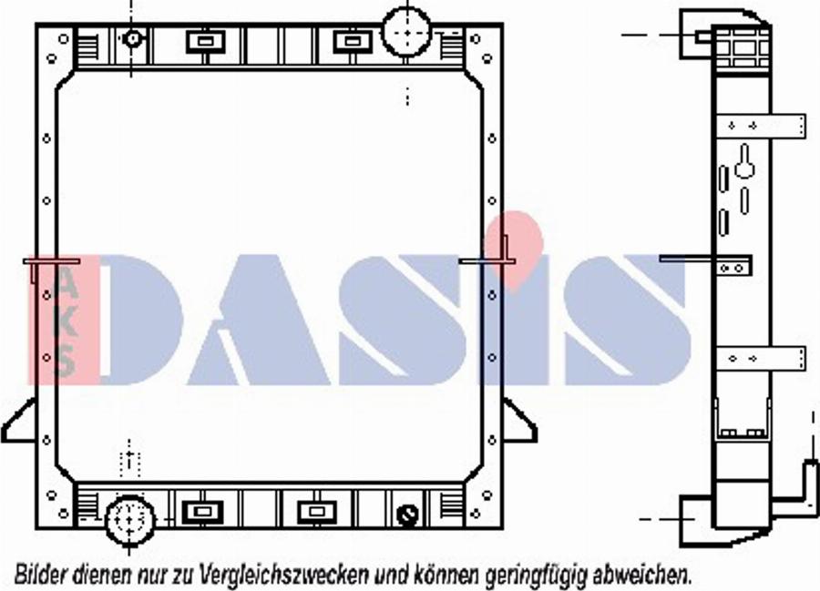 AKS Dasis 400000T - Radiators, Motora dzesēšanas sistēma autodraugiem.lv