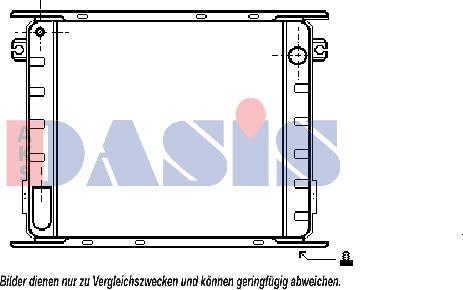 AKS Dasis 400013N - Radiators, Motora dzesēšanas sistēma autodraugiem.lv