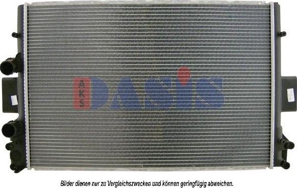 AKS Dasis 400850N - Radiators, Motora dzesēšanas sistēma autodraugiem.lv