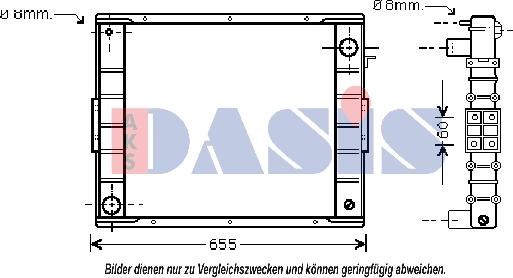 AKS Dasis 400290N - Radiators, Motora dzesēšanas sistēma autodraugiem.lv