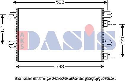 AKS Dasis 402003N - Kondensators, Gaisa kond. sistēma autodraugiem.lv